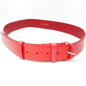 Oscar de la Renta D-Ring Belt Size XL